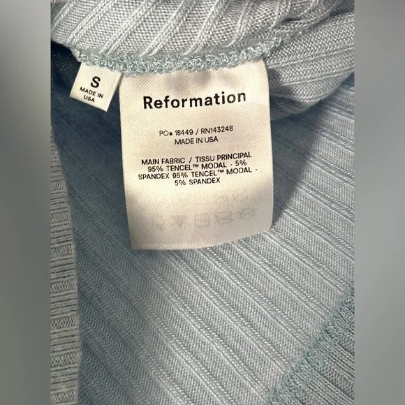 Reformation Valeria Turtleneck Crop Top - Picture 3 of 6